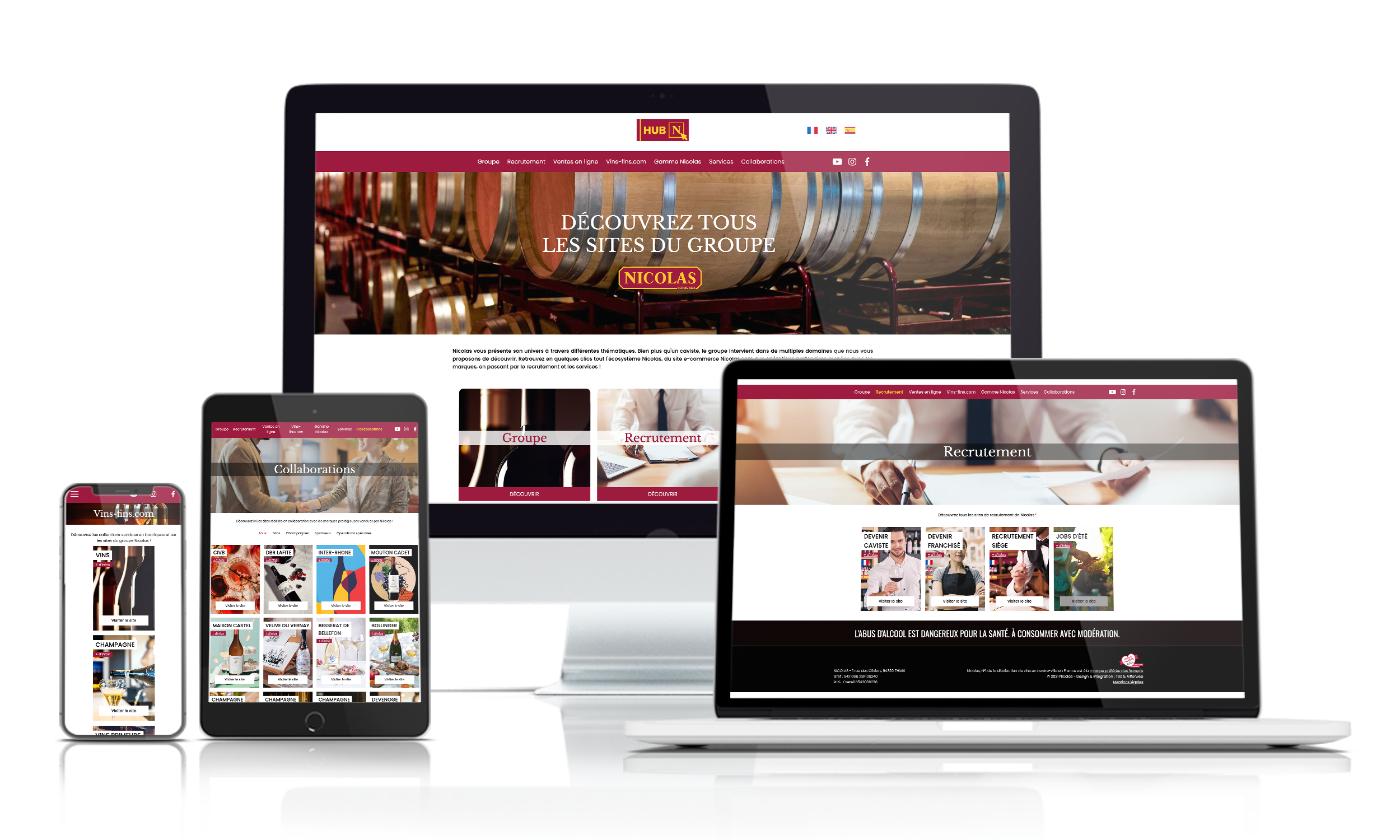 Plateforme Hub groupe Nicolas